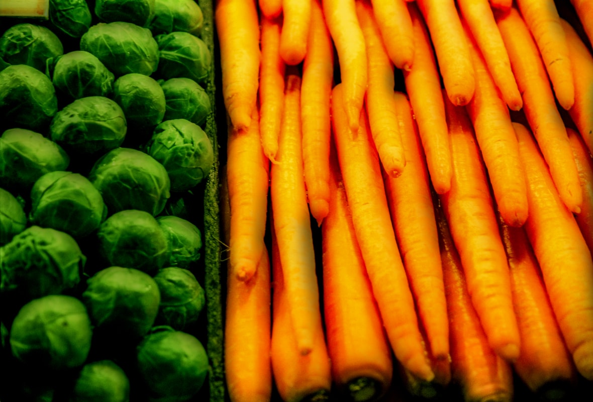 Colorful berries and citrus fruits with antioxidants